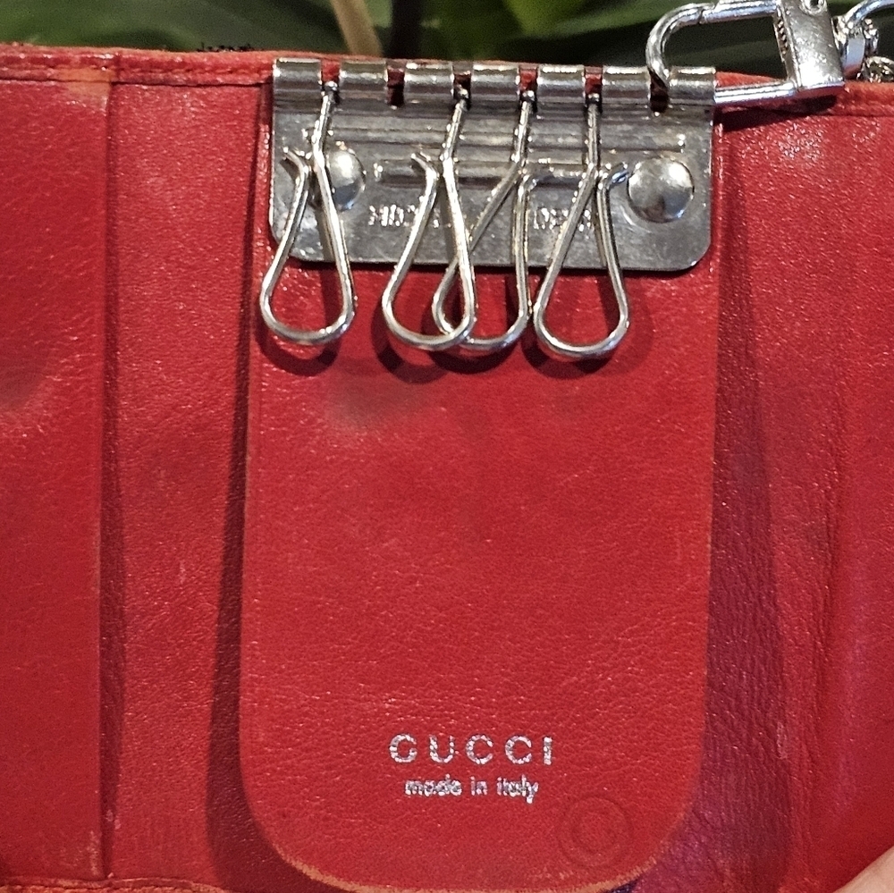 Gucci Calfskin Key Case w/Patch, Wristlet, Twilly, & Charms Added - Picture 5 of 15